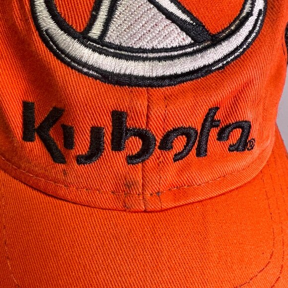 Kubota K Products Strap‎ Back Mesh Trucker Logo Black Orange Hat Cap - Picture 2 of 7